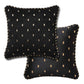 Massimo Black Square Cushion