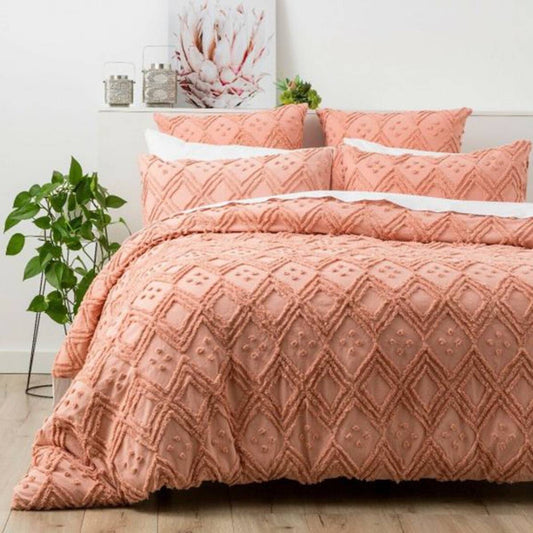 Medallion BLUSH Quilt Cover Set by Park Avenue