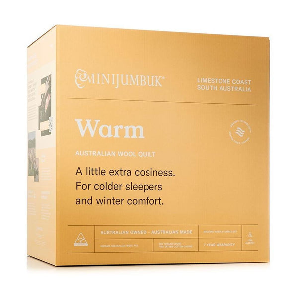 MiniJumbuk Warm Wool Quilt, Australian Made Quilt Quilt Cover World