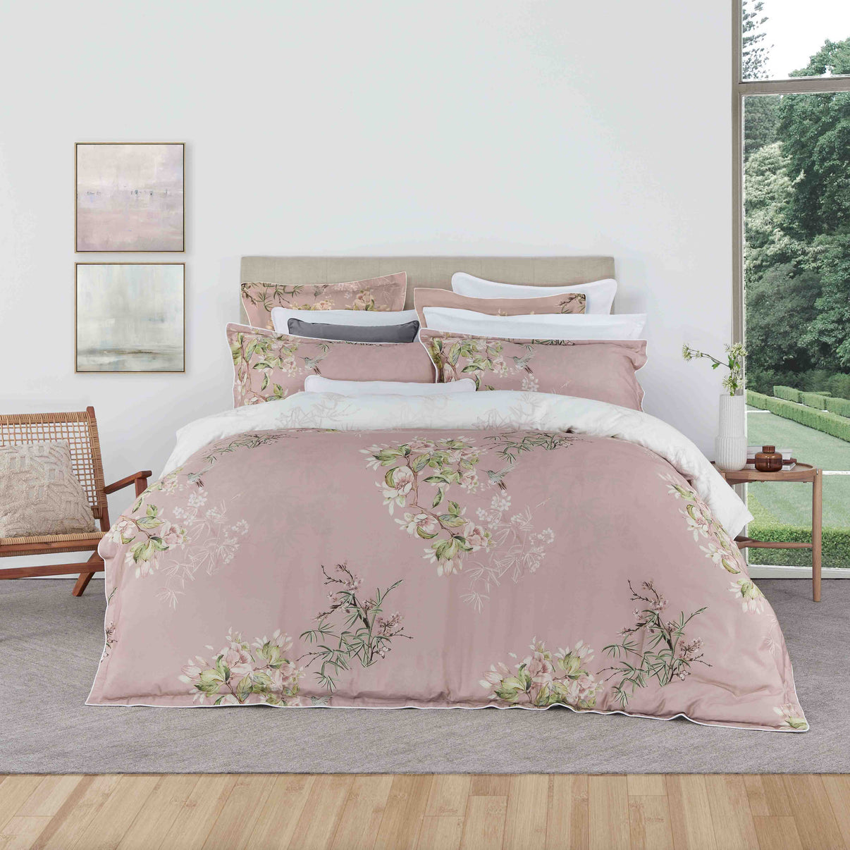 Mizumi Blush Quilt Cover Set by Private Collection Quilt Cover World