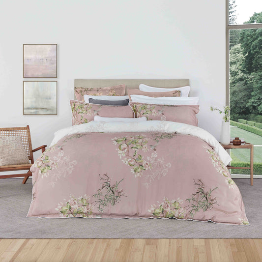 Mizumi Blush Quilt Cover Set by Logan and Mason