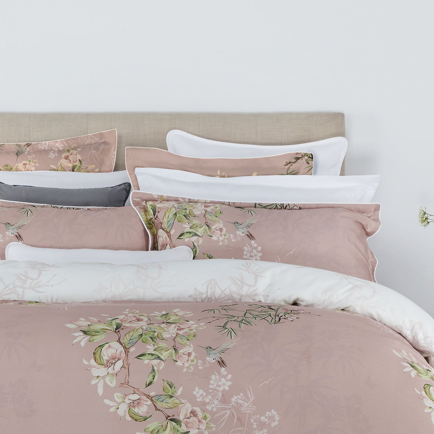 Mizumi Blush Quilt Cover Set by Private Collection