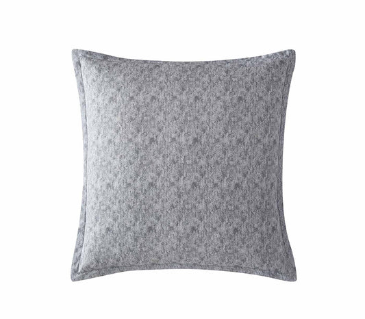 Noah Charcoal European Pillowcase by Logan & Mason