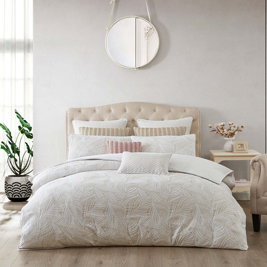 Nami Linen Quilt Cover Set by Private Collection