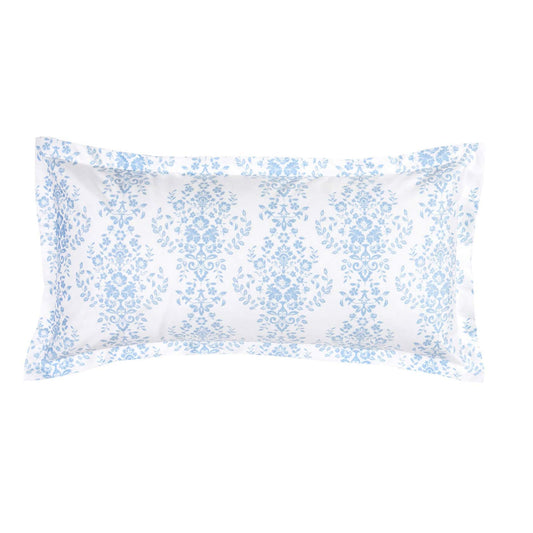 Ravello Blue Velvet Long Filled Cushion 43 x 43cm by Bianca