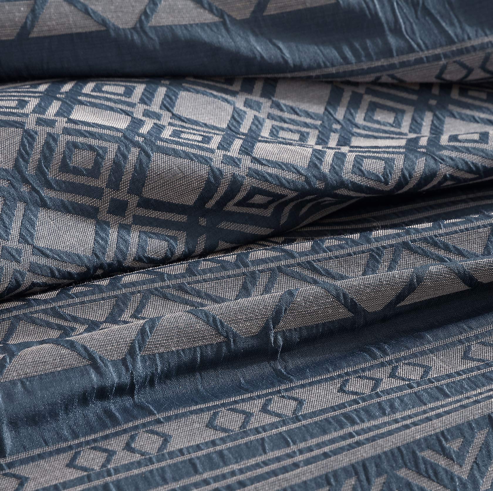 Orlando Indigo Quilt Cover Set by Logan and Mason Platinum
