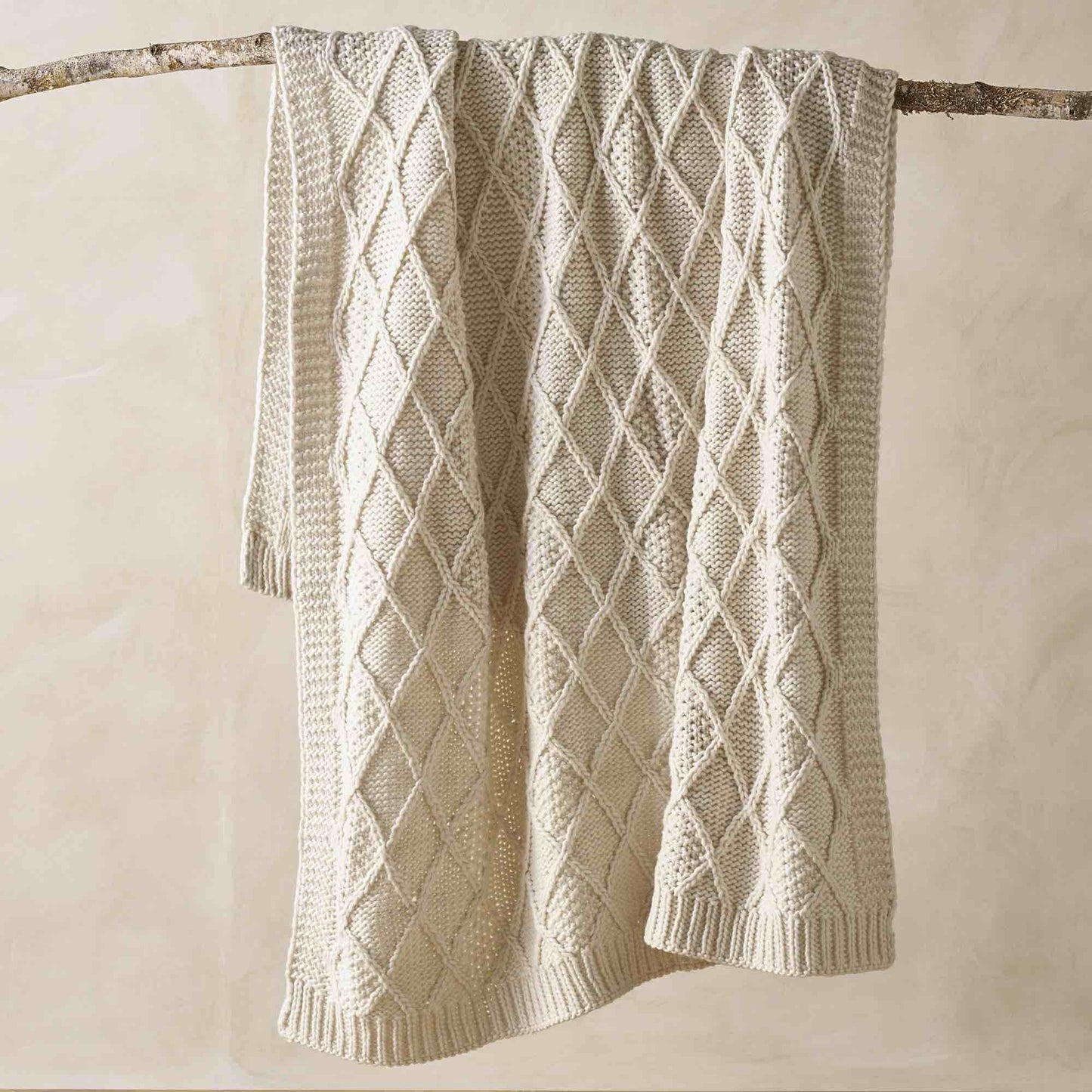 Parker 130x170cm Throw Rug Cream by Bianca