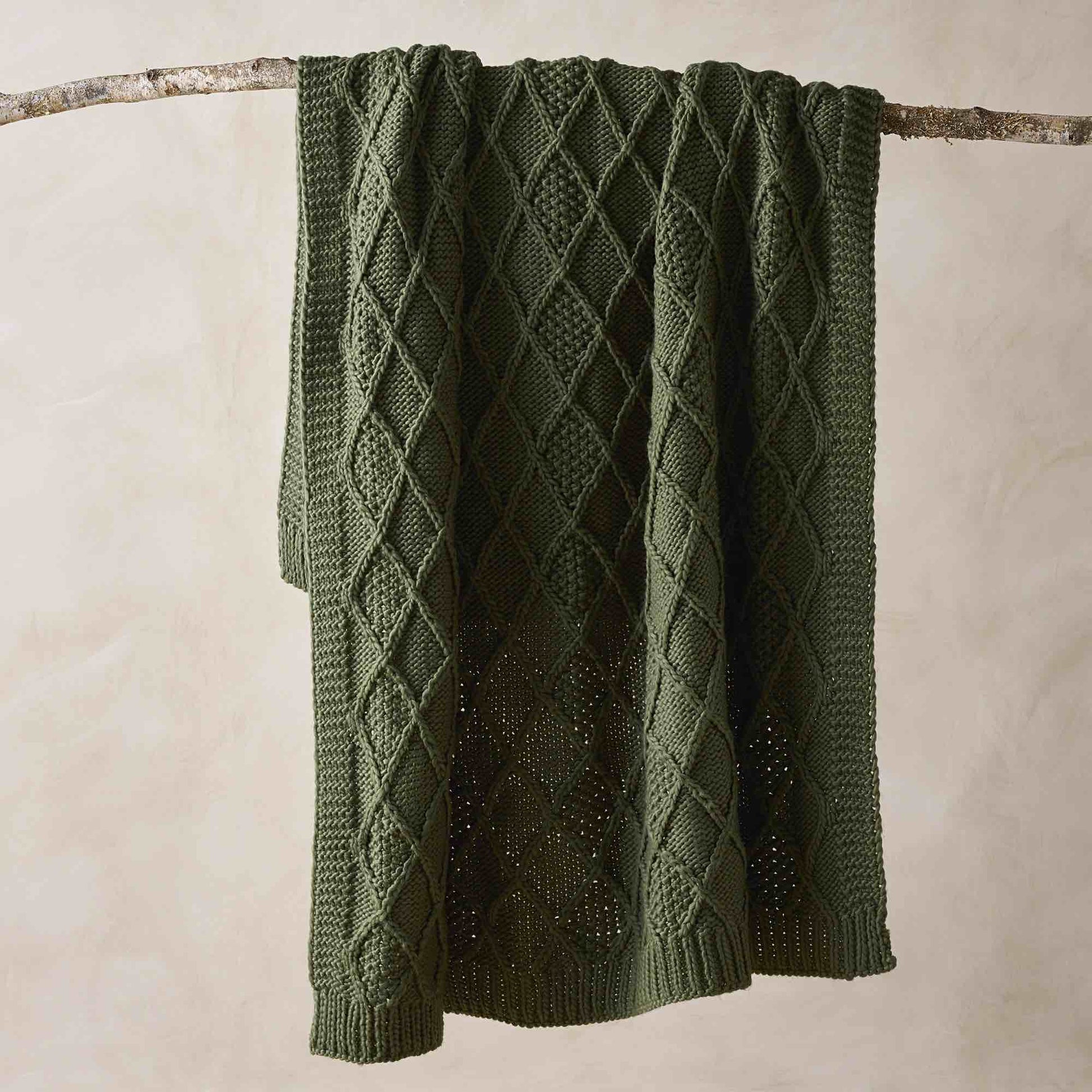 Parker 130x170cm Throw Rug Olive by Bianca
