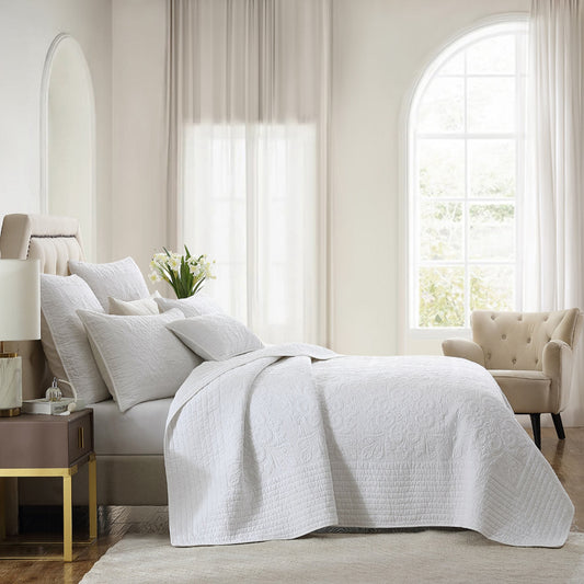Aerin Ivory Bedspread by Private Collection