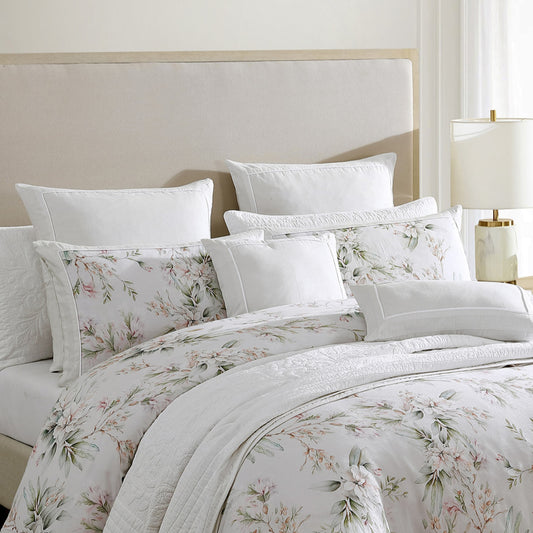 Amandaline Ivory Quilt Cover Set by Private Collection