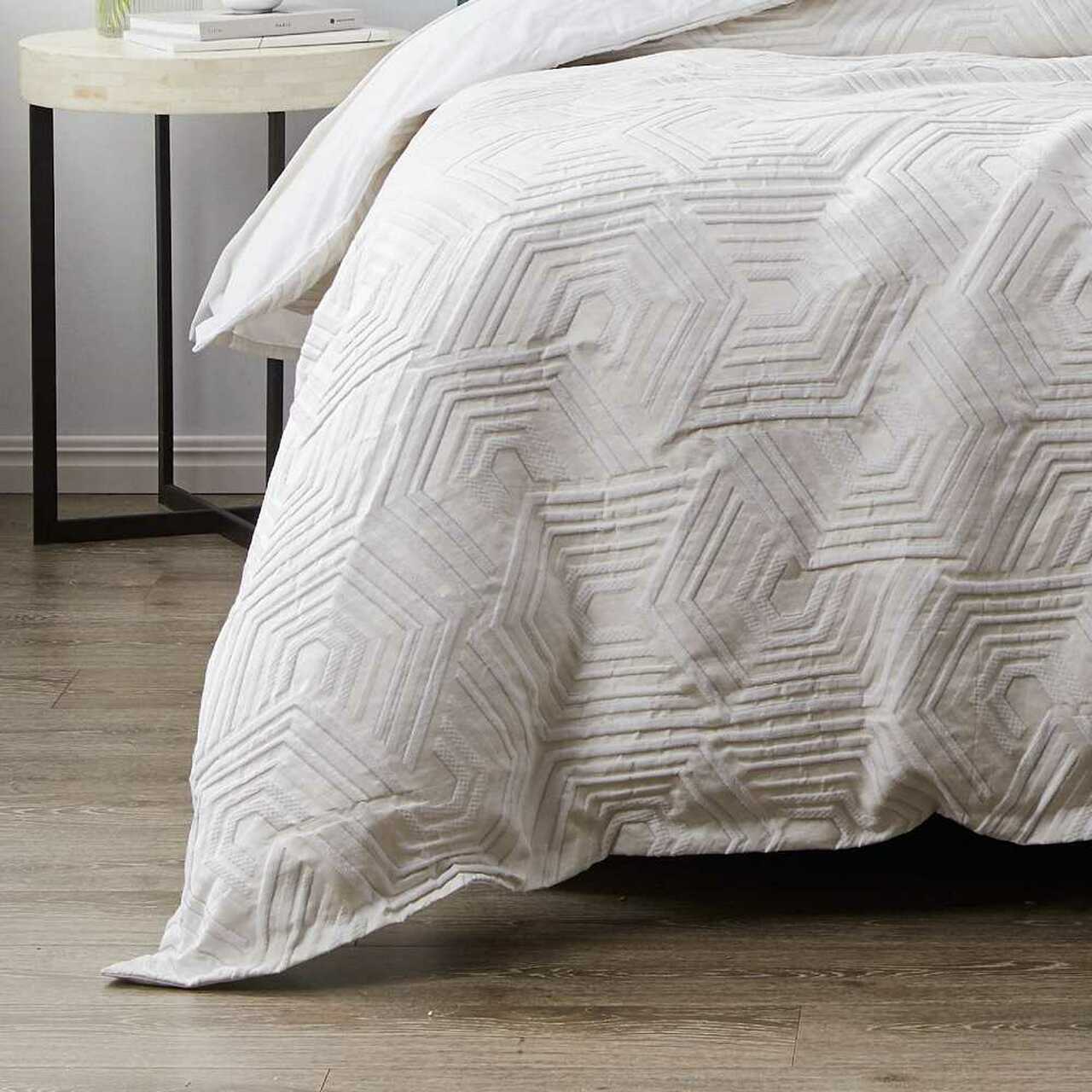 Parquet Texture Duvet Cover & Shams