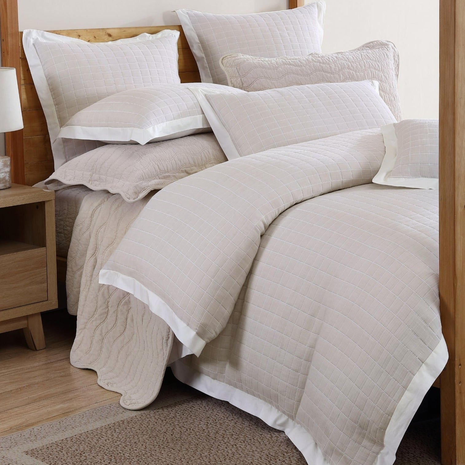 Kingston Stone Quilt Cover Set by Private Collection