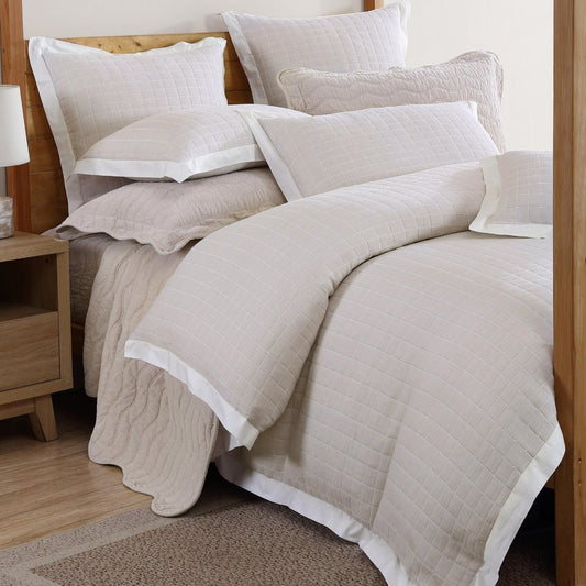 Kingston Stone Quilt Cover Set by Private Collection