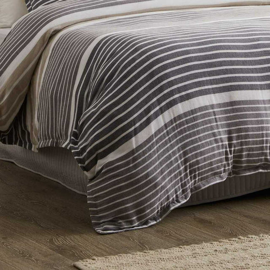 Kalan Natural Quilt Cover Set by Private Collection