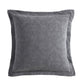 Marbella Charcoal European Pillowcase by Private Collection