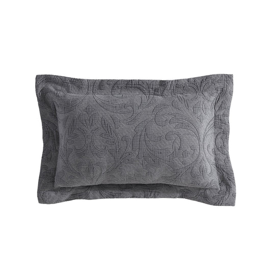 Marbella Charcoal Breakfast Cushion by Private Collection