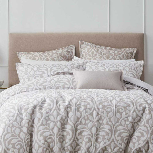 Marina Linen Quilt Cover Set by Private Collection