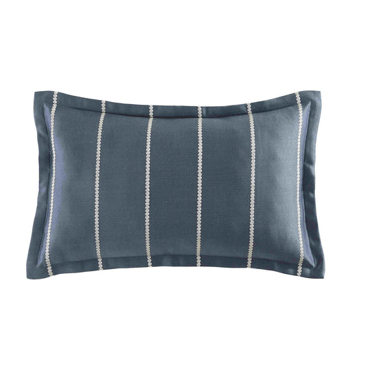 Peat Slate Cushion 30 x 50 cm by Logan and Mason Platinum