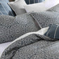 Peat Slate Quilt Cover Set by Logan and Mason Platinum