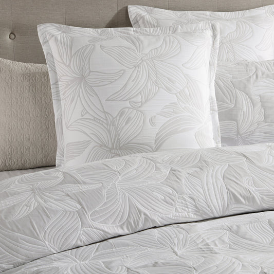 Grace Dove European Pillowcase by Logan and Mason Platinum