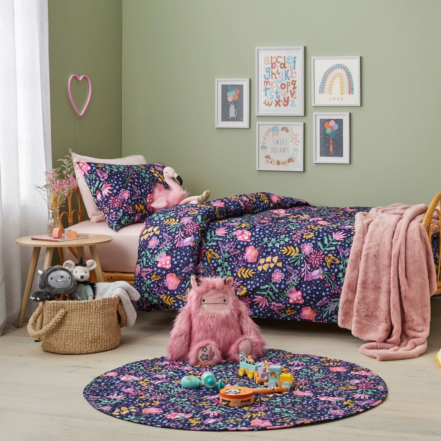 Ivy Garden Quilt Cover Set by Jiggle & Giggle