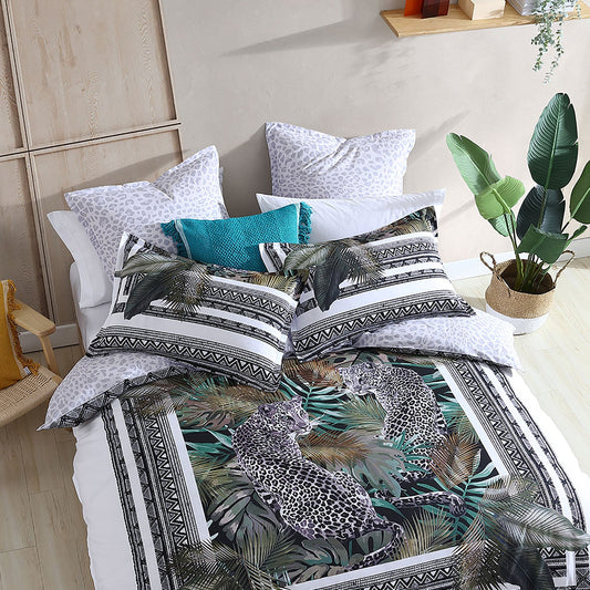 Prowl Gold Quilt Cover Set by Logan & Mason