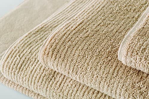 Living Textures Trenton Towel Collection by Sheridan PUMICE