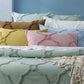 Renee Taylor Moroccan 100% Cotton Chenille Vintage washed Tufted Quilt cover set Willow