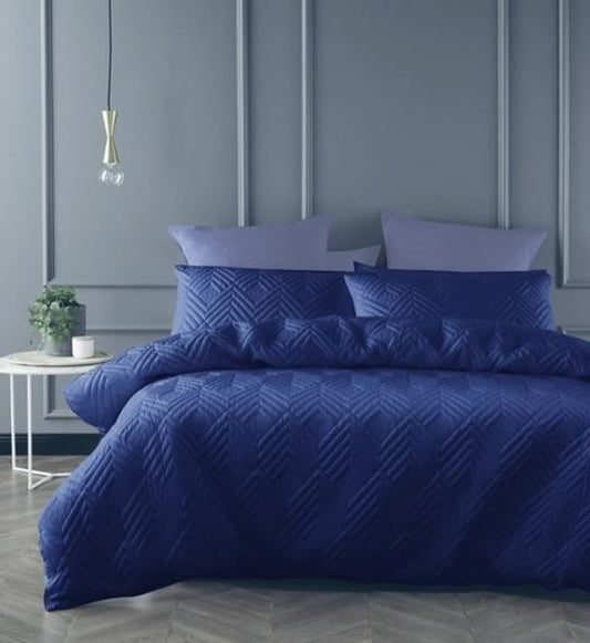 Cushla Denim Quilt Cover Set by Phase 2