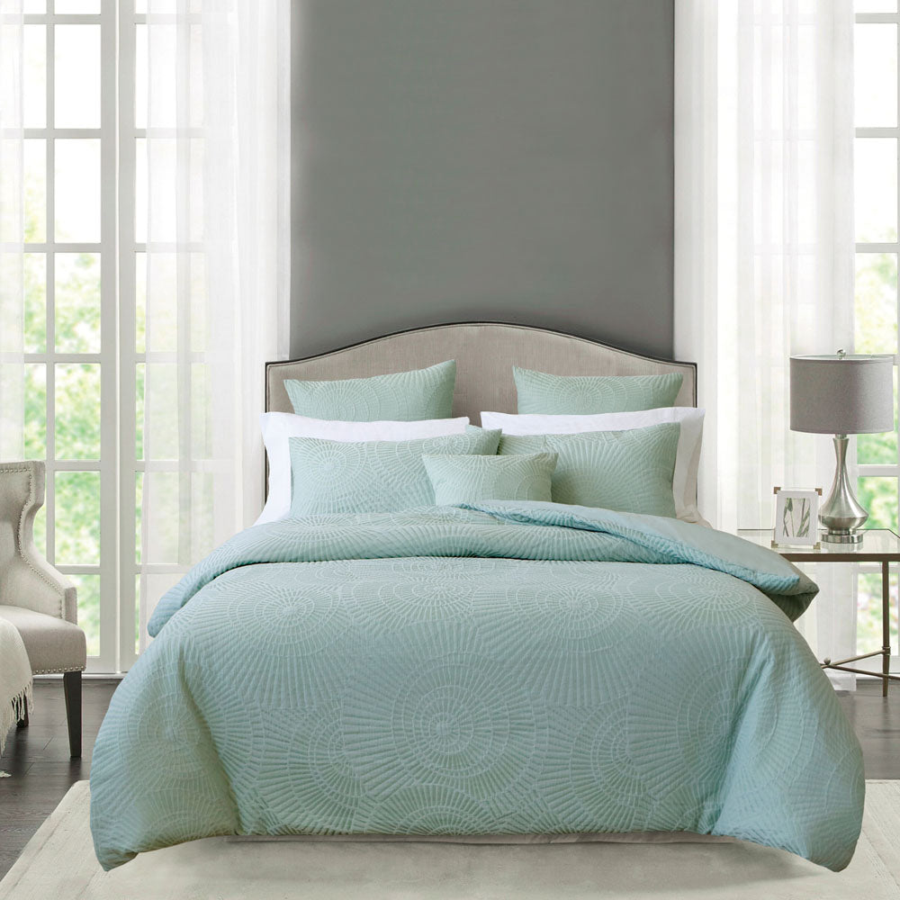 Byron Sage Quilt Cover Set by Bianca
