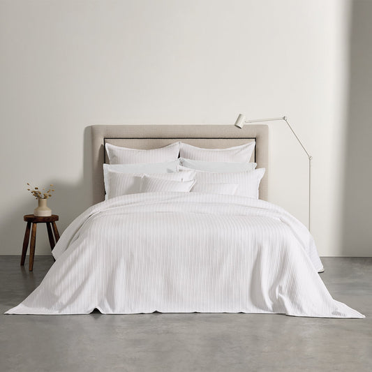 Evora White Bedspread Set by Bianca