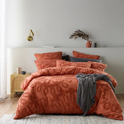 Meridian Brick Quilt Cover Set by Bianca