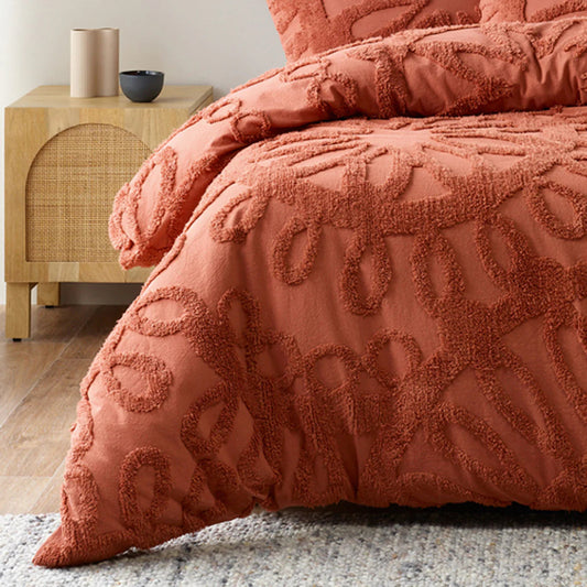 Meridian Brick Quilt Cover Set by Bianca
