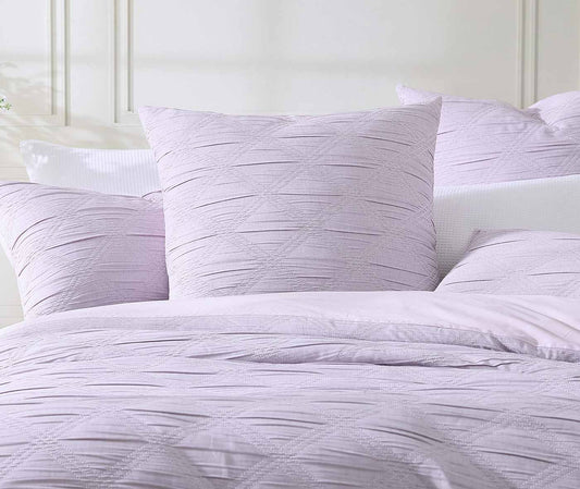 Reine Lilac European Pillowcase by Logan and Mason Platinum