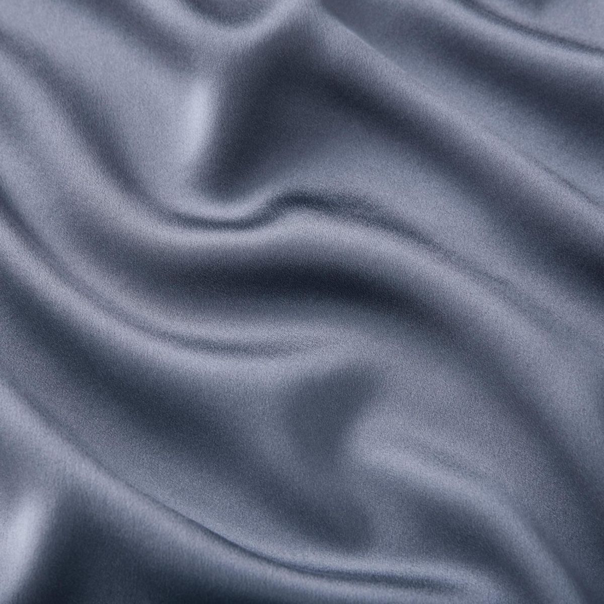 Lanham SLATE BLUE TAILORED Silk Pillowcase by Sheridan