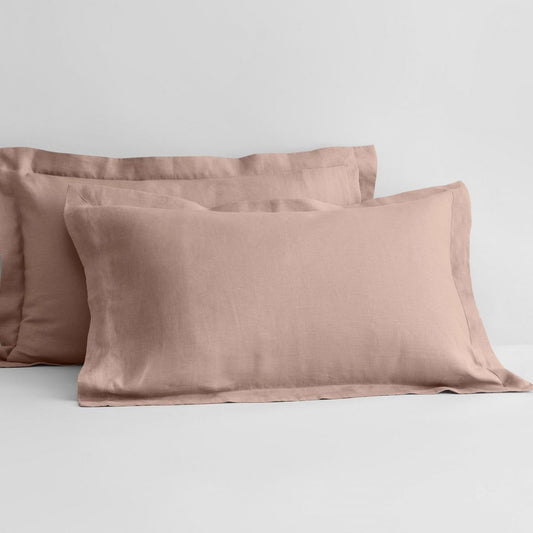 Abbotson Clay Linen Tailored Pillowcase Pair by Sheridan
