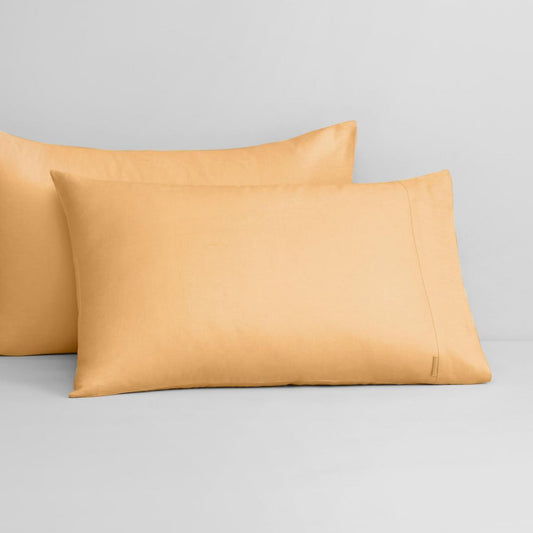 Abbotson Rockmelon Linen Standard Pillowcase Pair by Sheridan