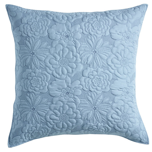 Sabrina European Pillowcase Provincial Blue by Bianca