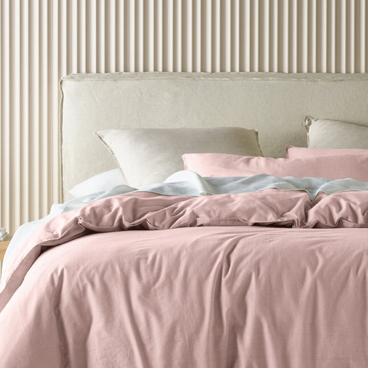 Acacia Blush Quilt Cover Set by Bianca