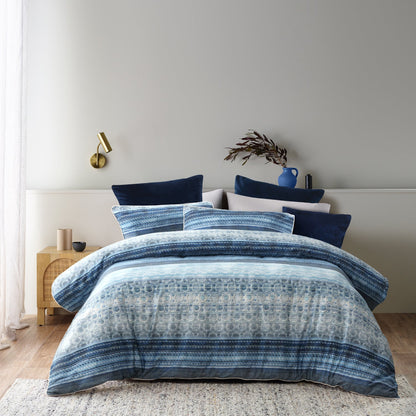 Amata Blue Quilt Cover Set by Bianca