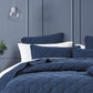 Barclay Navy European Pillowcase by Bianca