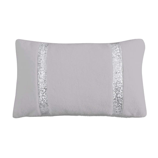 Seville Silver Long Cushion by Logan and Mason Platinum