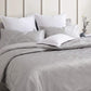 Seville Silver Quilt Cover Set by Logan and Mason Platinum