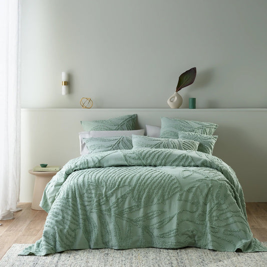 Foliage Sage Bedspread by Bianca