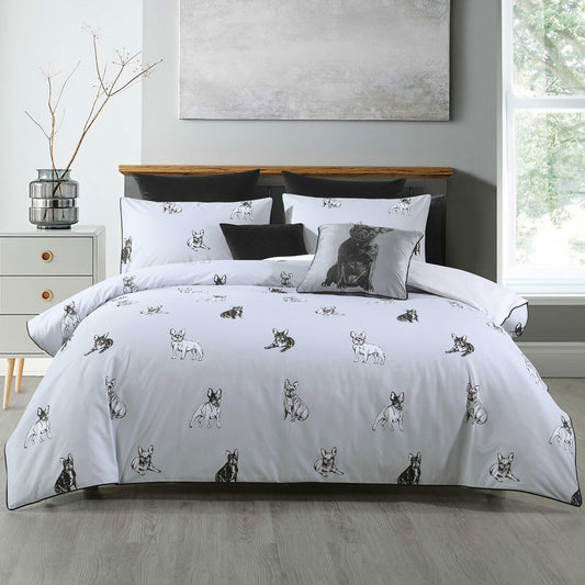 French Bulldog Quilt Cover Set by Bianca