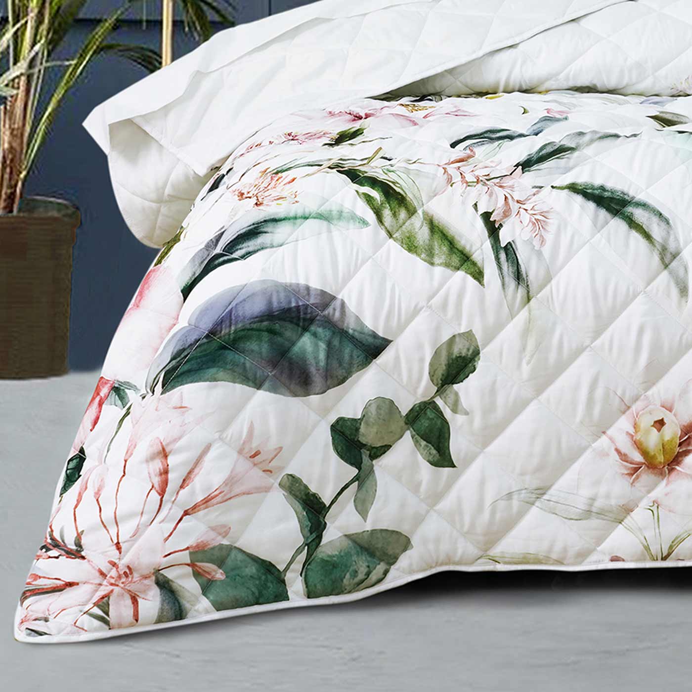 Indi White Coverlet Set By Bianca