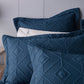 Kazimir Navy European Pillowcase by Bianca