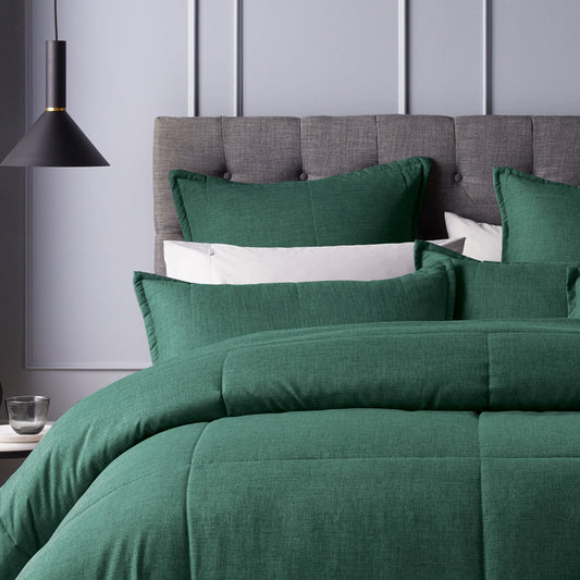 Bianca Maynard Comforter Set Green (6 Piece)