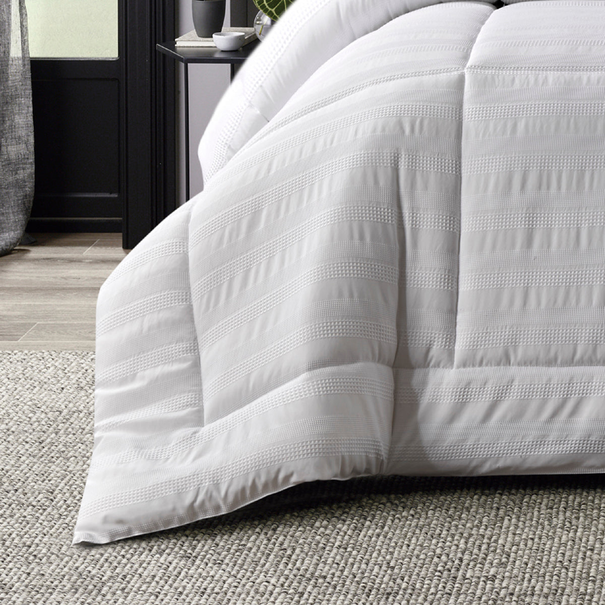 Porter White Comforter Set by Bianca