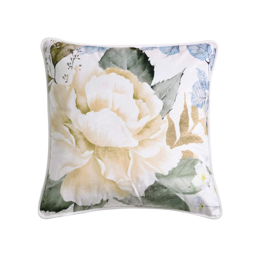 Azura Filled Cushion Velvet 43x43cm by Bianca